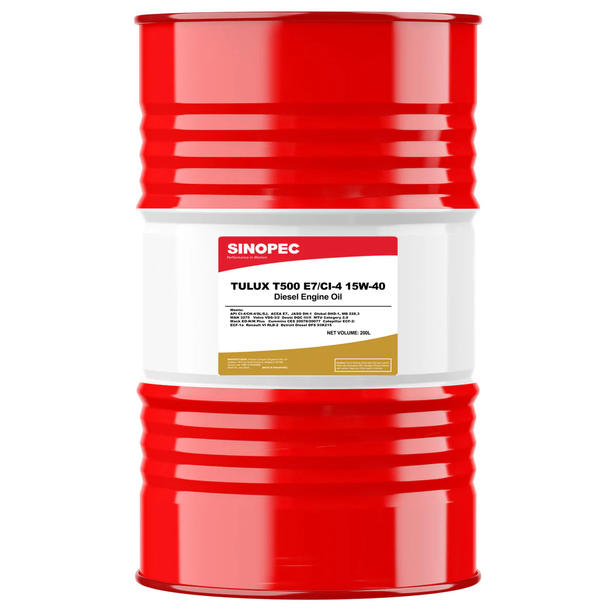 Tulux T500 15W40 E7 CI-4 Diesel Engine Oil