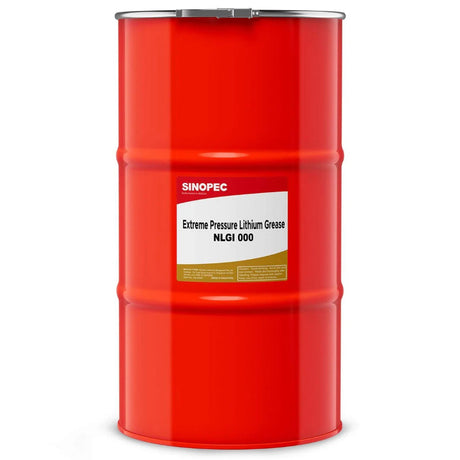 Front Image of Sinopec Extreme Pressure Lithium Grease NLGI 000 keg of 54 kg.
