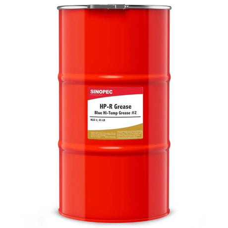 Front image of Sinopec HPR Grease Blue High Temp Grease NLGI 2 keg of 54 kg.